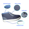 Best Selling European Men's Fashionable Cotton Fabric Casual Shoes with Anti-slip Rubber Outsole