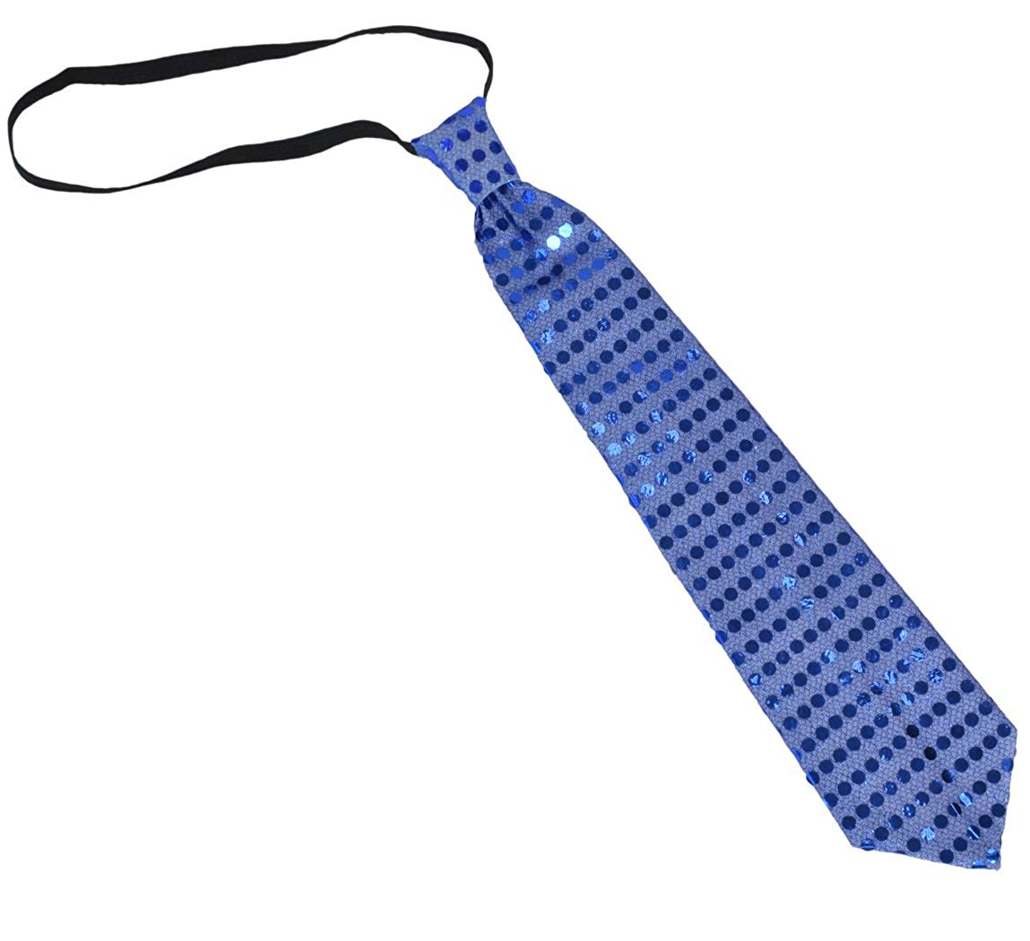 Light Up Neckties LED Funny Sequin Neck Ties Novelty Blinking Party Toy