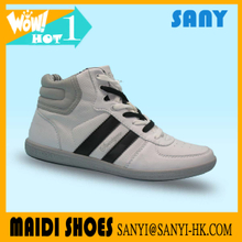 Chinese Style Custom High Top Black Lace Skate Shoe with Anti-skid Outsole