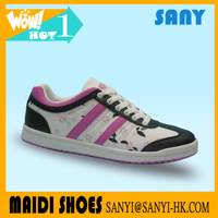 New Brand Exported Elegant Skate/Skateboard Shoes Rubble outsole and PU upper for Woman