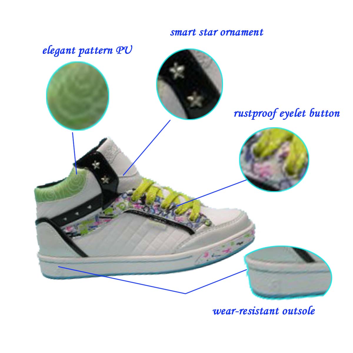 Latest Design Women Original Superstar Skateboard Shoes Casual Sneakers With 3M Colorful Reflective Upper Material Shoes