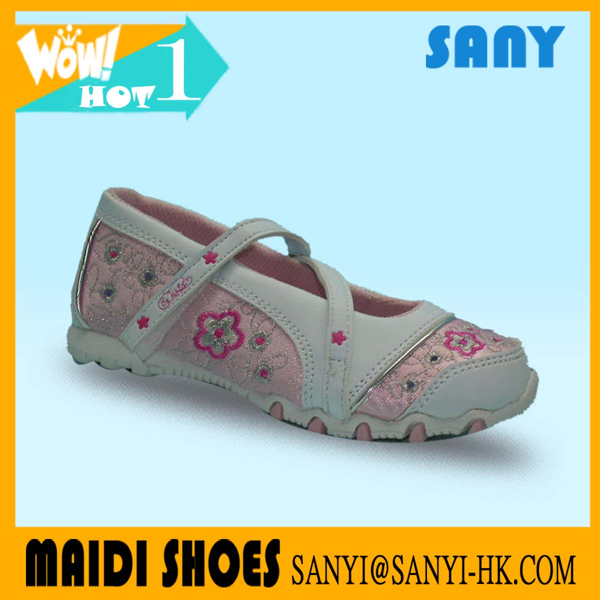 Hot sale Latest Pink Embroided Smart Casual Dance Shoes China
