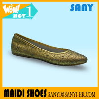 Factory Wholesale Sexy Golden Ladies' Dance Shoes with Durable Outsole