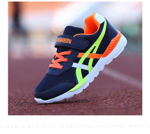 2018 summer the new soft and comfortable children's shoes breathable fashion sneakers Damping wear-resisting MD sole of runing shoes