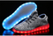 sneakers casual shoes 3D fly woven fashion LED light shoes couple casual shoes sport running shoes walking shoes led usb 