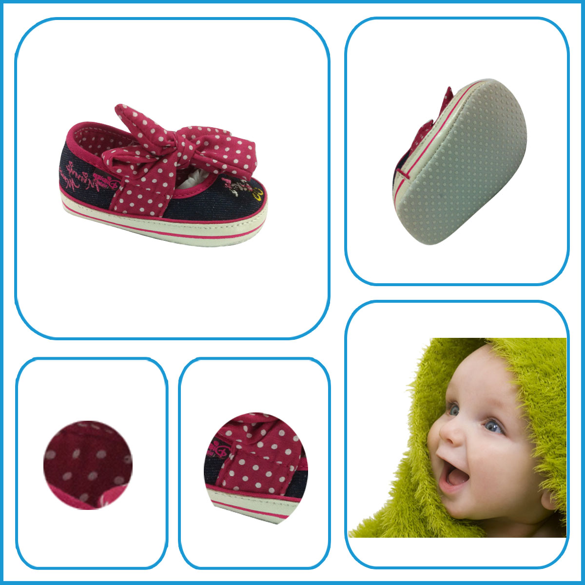 Cotton Shoes Baby Girl Shoes Wholesale baby prewalker shoes, TPR Sole
