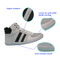 Chinese Style Custom High Top White Lace Skateboard Shoe with Breathable Lining