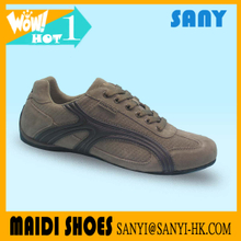 2017 Hot Selling Men Sexy Brown Casual Shoe with Wearproof Rubber Outsole of Factory Price