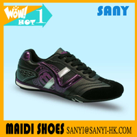 Hot selling Arrival Comfortable Woman Stylish Black PU Casual Shoes with Flexible and Durable Rubber Outsole with low price