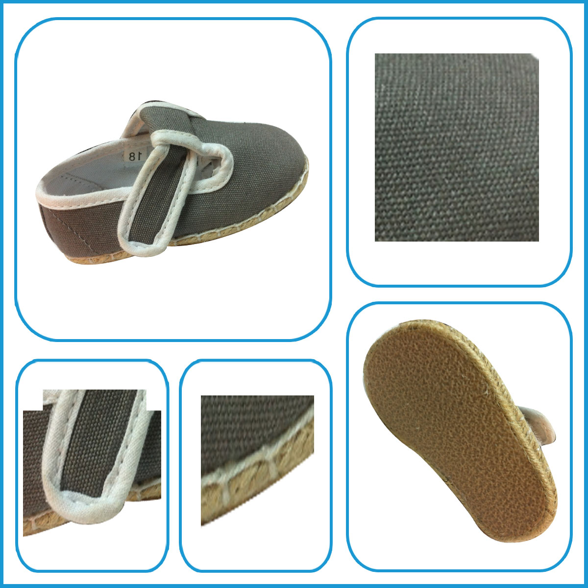 Latest designer Wholesale Portable Baby Shoes with fabric cloth outsole