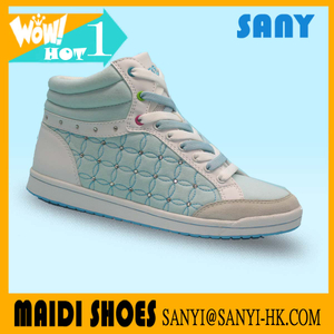Best Selling Elegant/ Classy High Top Mint Skate Shoes for Woman