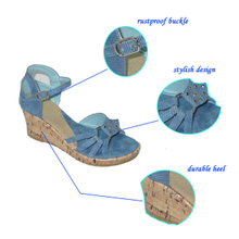 Best Wholesale Newest Model Women Wedge Sandals from Fujian,China