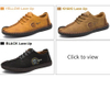 Mens Fashion Casual Shoes Fashion Leather Shoes Men Full Handtailor Vintage Sneakers