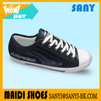 Stylish Vulcanized Dark Blue Casual Shoes /Stylish Canvas Shoes For Men Or Woman / Low Cut Fashion shoes