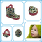 Ladies fashion shoes new Design Colorful Butterfly Baby Boots with cotton fabric of China