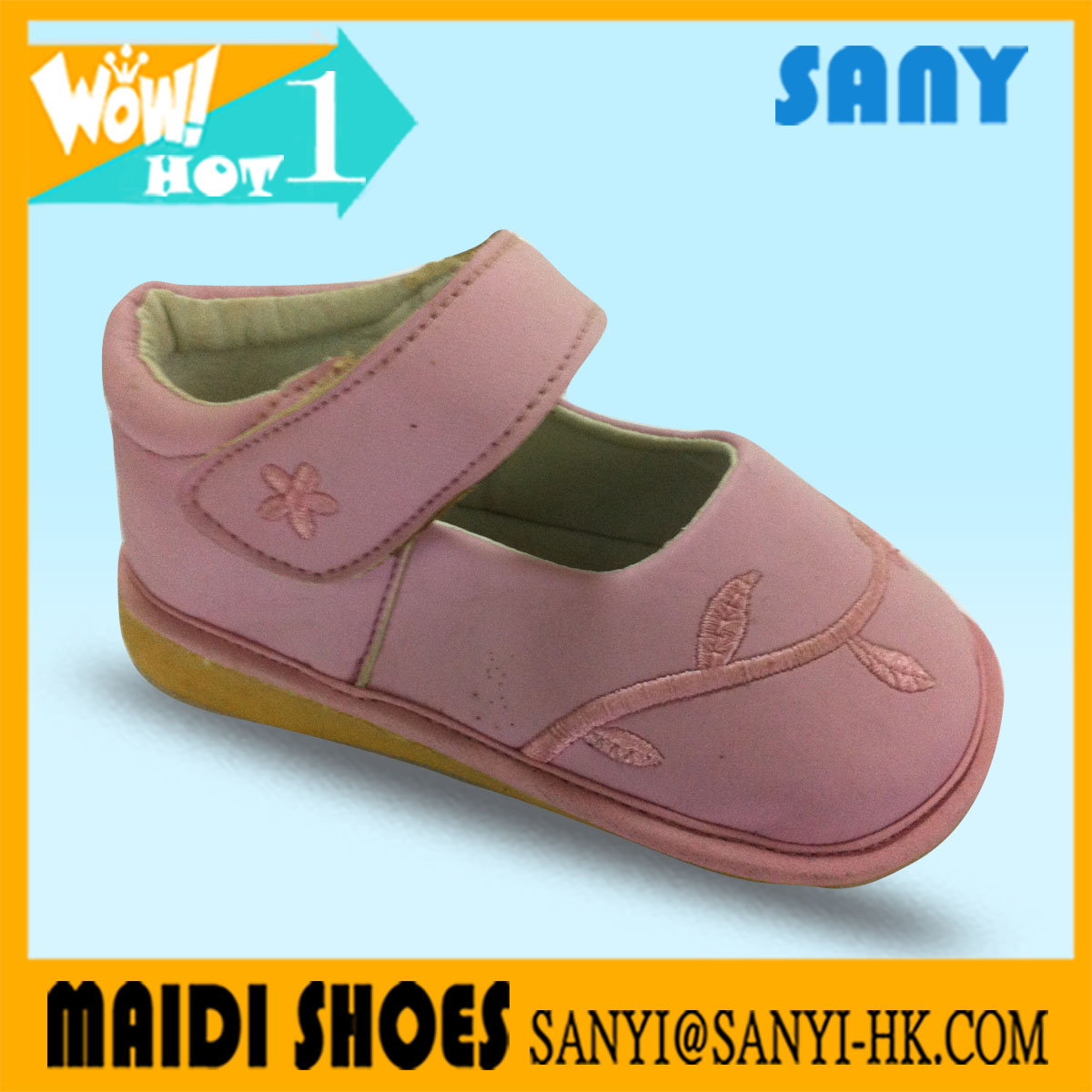 Latest design baby casual shoes,best seller TPR outsole Baby casual shoes,boys and girls shoes