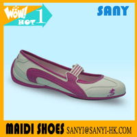 Best Selling comfortable Elegant Fancy White&amp;Fuchsia Dance Shoes of Top Quality with Anti-slip TPR Outsole for Women