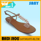 New Designed Fashion Simple Style Flip-flop Sandals with Shiny Bling for Woman