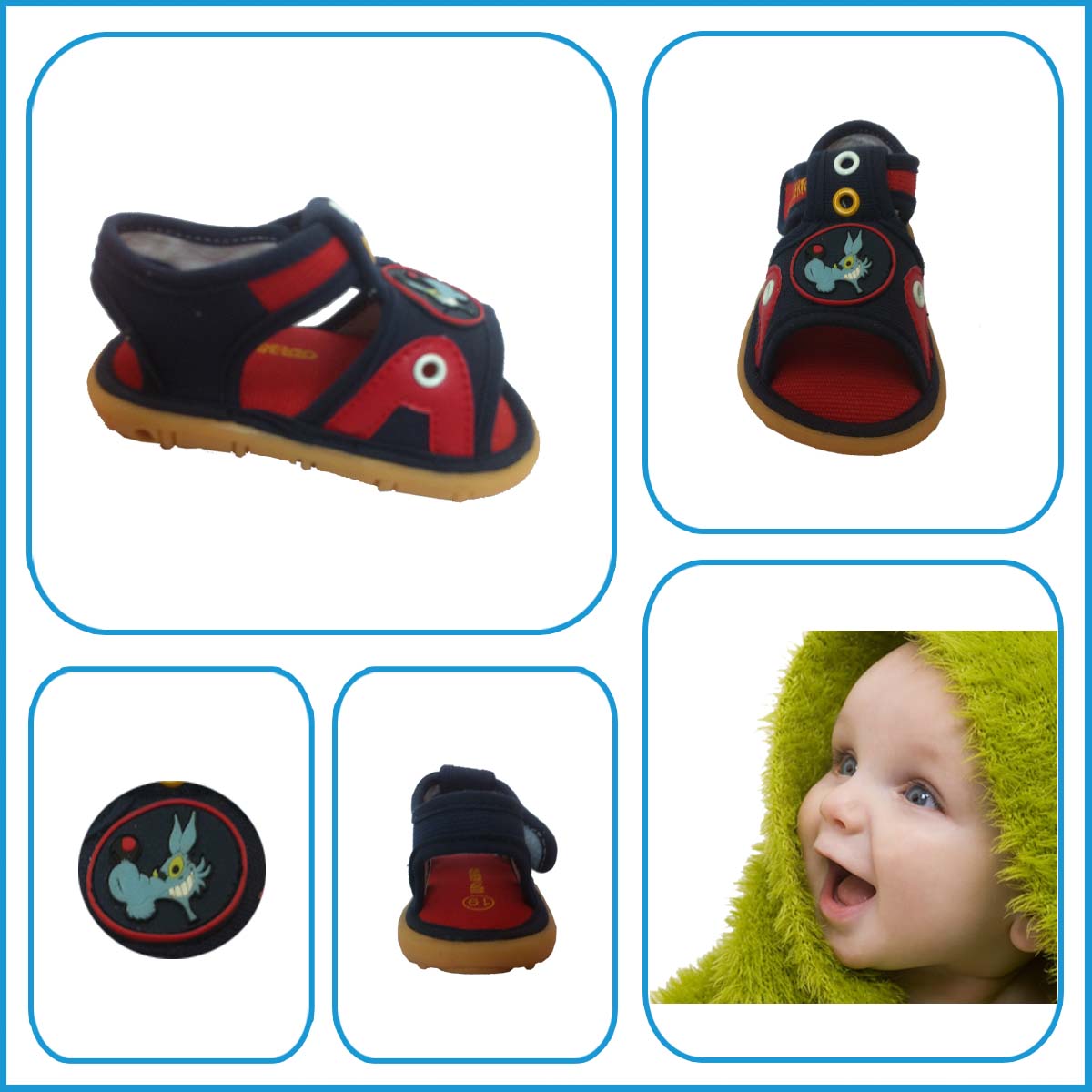 Summer Latest Cartoon Lovely Soft Sole Sandals Shoes For Toddler
