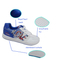 breathable pu skate shoes with RB outsole mesh skate shoes lace up skateboard shoes