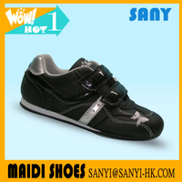 New Style Latest Black Elegant Lovely Girl Glaze Casual Shoes with Crystal From China