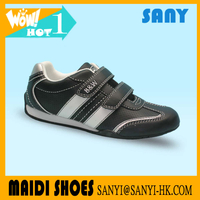 Fashionable Breathable Hasp Kid Black Sport Casual Shoes