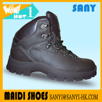 Latest design PU Hiking Shoe with Anti-skid Rubber Outsole for Men