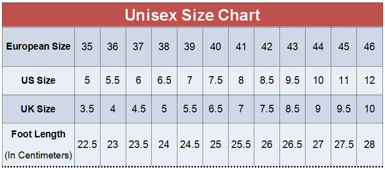 Rothys Size Chart