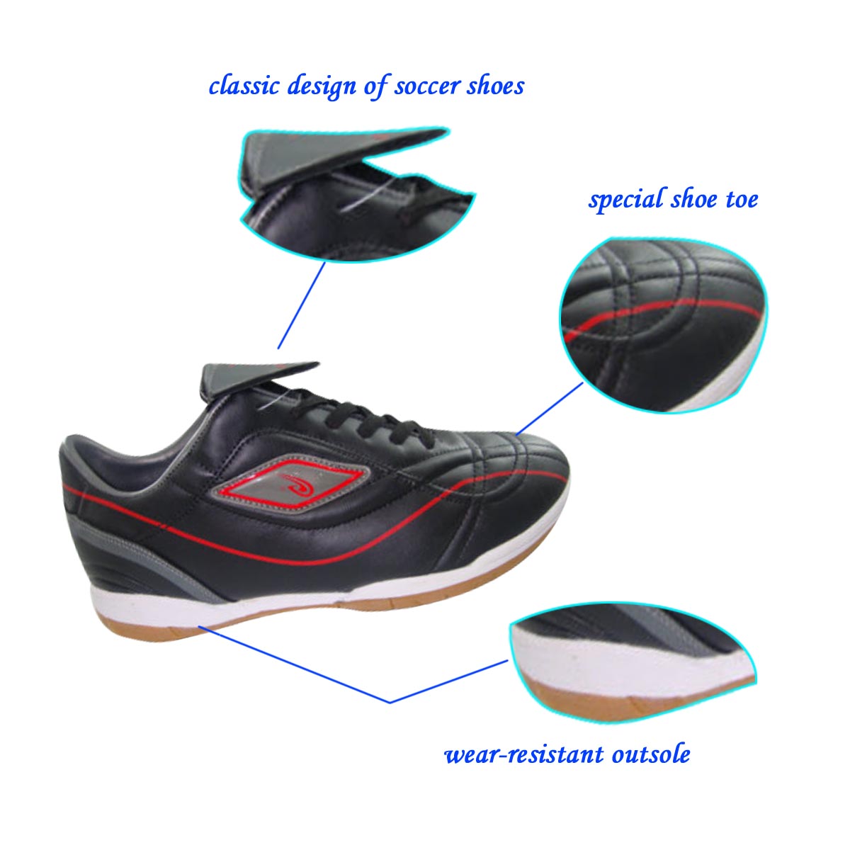 New Designed Durable and Fold-resistant Original Men's Football Shoes