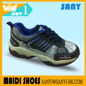 New Arrival Chinese Jinjiang Stylish Colorful Running Shoes with PU&amp;Mesh Upper for Kid