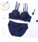 sexy girl lace bra set steel ring deep V sexy small chest lace thin underwear Japanese Embroidery gather 2018 HOT 