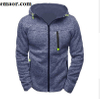 Mens Hoodies Sports Casual Wear Zipper Fashion Tide Jacquard Fleece Jacket Sweatshirts Autumn Winter Coat