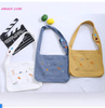 Animal Single-shoulder Canvas Bags for Ladies Versatile Cross Handbag Casual Lady Shopping Bags