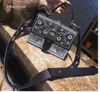 Bag Sale Fashion Women's Bags Panelled Vintage Flower Girls Bags for Girls Black PU Leather Women's Messenger Bags Shoulder Bags