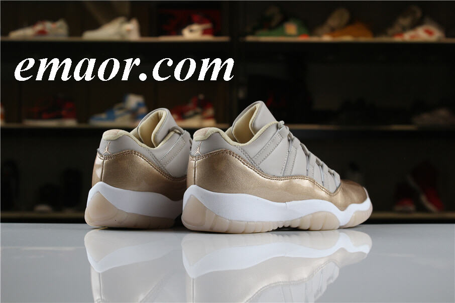  Best Basketball Shoes Air Jordan 11 Low Gold AJ11 Retro Men's Basketball Shoes Shock Absorbing Comfortable Shoes Outdoor Sports Sneakers Best Basketball Shoes 