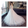 Wedding Dresses New Fashion Simple Lace Three Quarter Sleeve O-Neck Elegant Dresses Plus Size Vestido De Noiva Bride Dresses