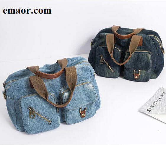 Denim Handbag New Women Casual Jeans Shoulder Bag High Quality Travel Crossbody Bag Big Capacity Tote Bag Mochila Handbag 