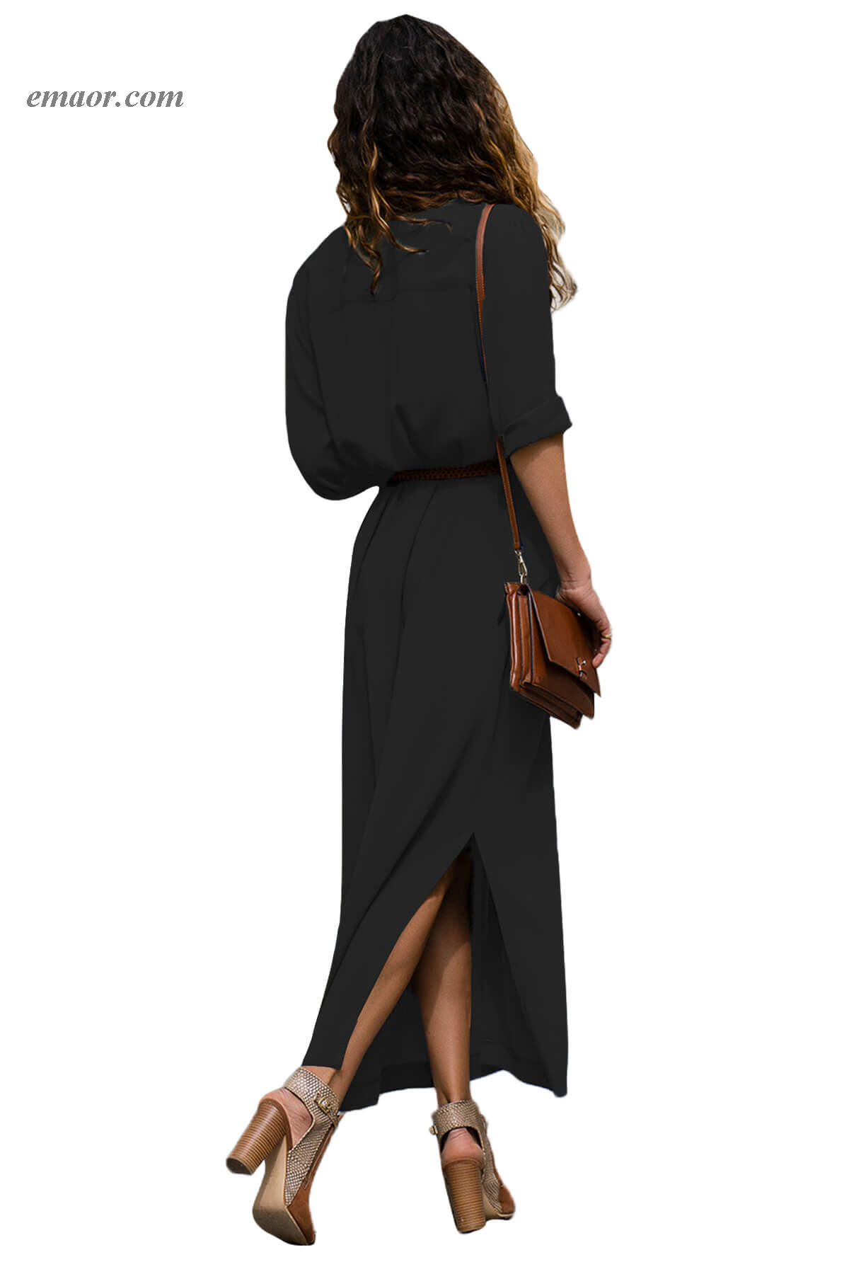 Green Velvet Dress Army Green Slit Maxi Shirt Dress with Sash Jingle Dress Dancers Joy Villa Dress