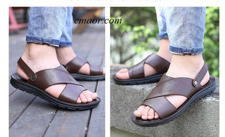 Keen Sandals Summer Men's Beach Shoes Sandals Slippers Non-slip Leisure Flat Slides Reef Sandals Michael Kors Sandals