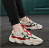 Sneakers Men Shoes 2019 Spring Mesh Casual Shoes Men Daddy Style Chunky Sneakers Fashion Summer Lace Up Student Dancing Shoes