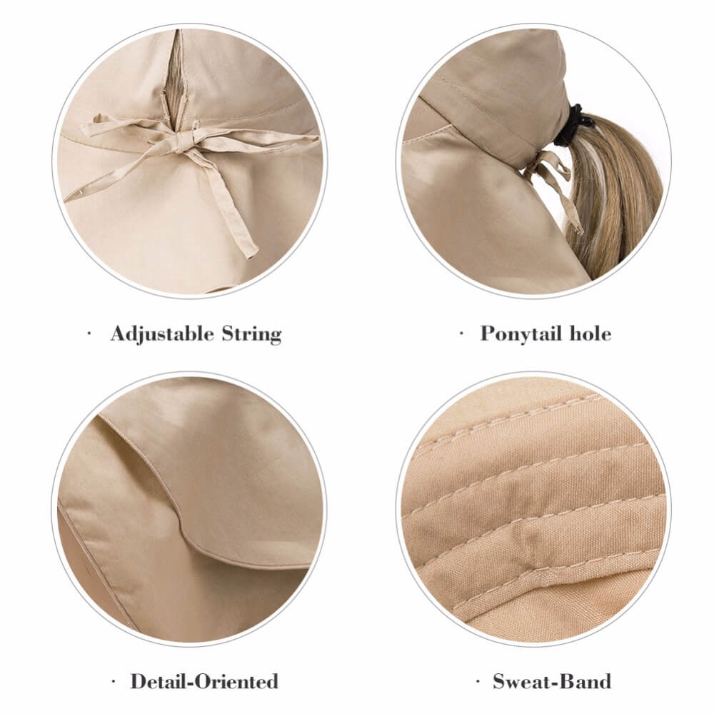 Sun Hats for Women Beach Hats for Ladies Packable Sun Hat UPF50+ UV Wide Brim Travel Best Sun UV Protection Hats