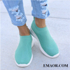 Casual sneakers shoes Women Plus Size Spring Knitting Sock Sneakers Female Vulcanized Shoes Casual Slip On Flat Shoe Mesh Soft Walking Footwear 