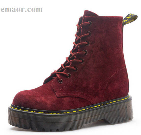 Women Martin Boots Cool And Warm Size36-41 Chunky Motorcycle Boots For Women Spring Autumn 2019 Fashion Round Toe Lace-up Combat Shoes Ladies Ankle Boots 