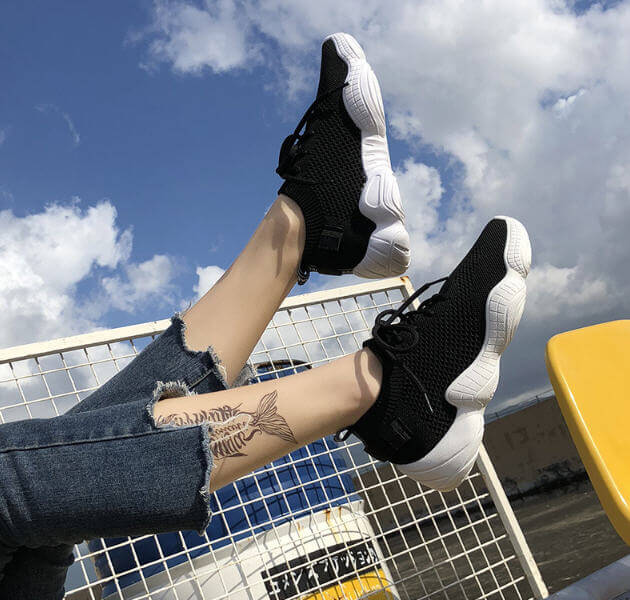 women's bitten flyknit sneakers