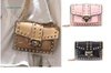 Small Clear Brand Messenger Bag Chains Shoulder Bag Female Rivets Transparent Square PU Handbag Crossbody Bags