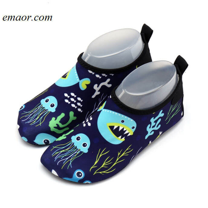 Kids Water Shoes Aqua Socks Shoes Breathable Anti-slip Aqua Shoes Socks ...