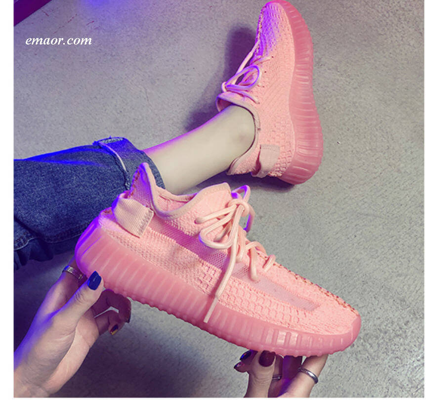 Yeezy Spring/Summer New Women Breathable Mesh Casual Sneakers Reflective Oxford Sole Coconut Shoes Harajuku Dad Shoes Yeezy