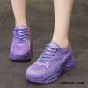 Women's Chunky Sneakers 2019 Fashion Women Platform Shoes Lace Up Pink Purple Vulcanize Shoes Womens Female Sport Shoes Torre Shoes