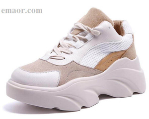 Women Sneakers New 2019 Cool Casual Mixed Color Lace Up Wedges Platform Vulcanized Shoes Size 35-40 Women Vacation Hiking Shoes 
