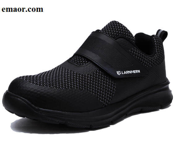 Men's Safety Shoes Steel Toe Construction Protective Footwear Comfortable Lightweight 3D Shockproof Work Sneaker Shoes For Mens